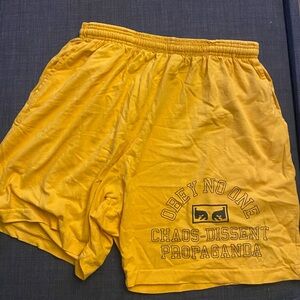 Obey No One Yellow Men's Shorts